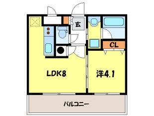 アクタス天神北(305)の物件間取画像